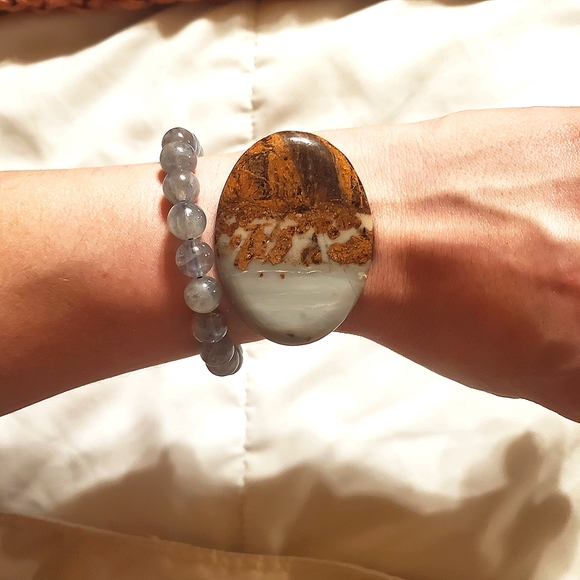 HUGE BC Ocean Picture Stone Cabochon Beachy Vibes! - Picture 3 of 5